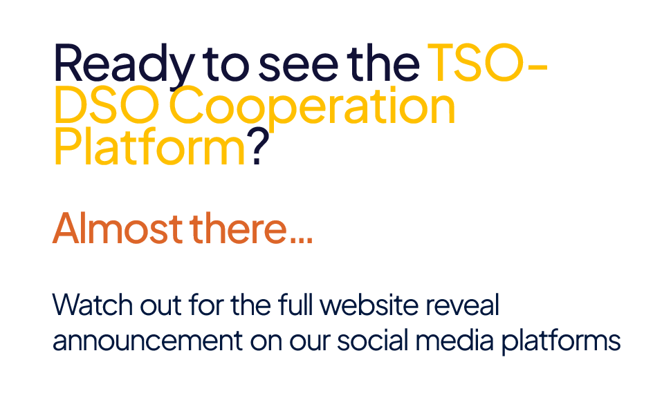 Announcement for TSO-DSO webpage reveal